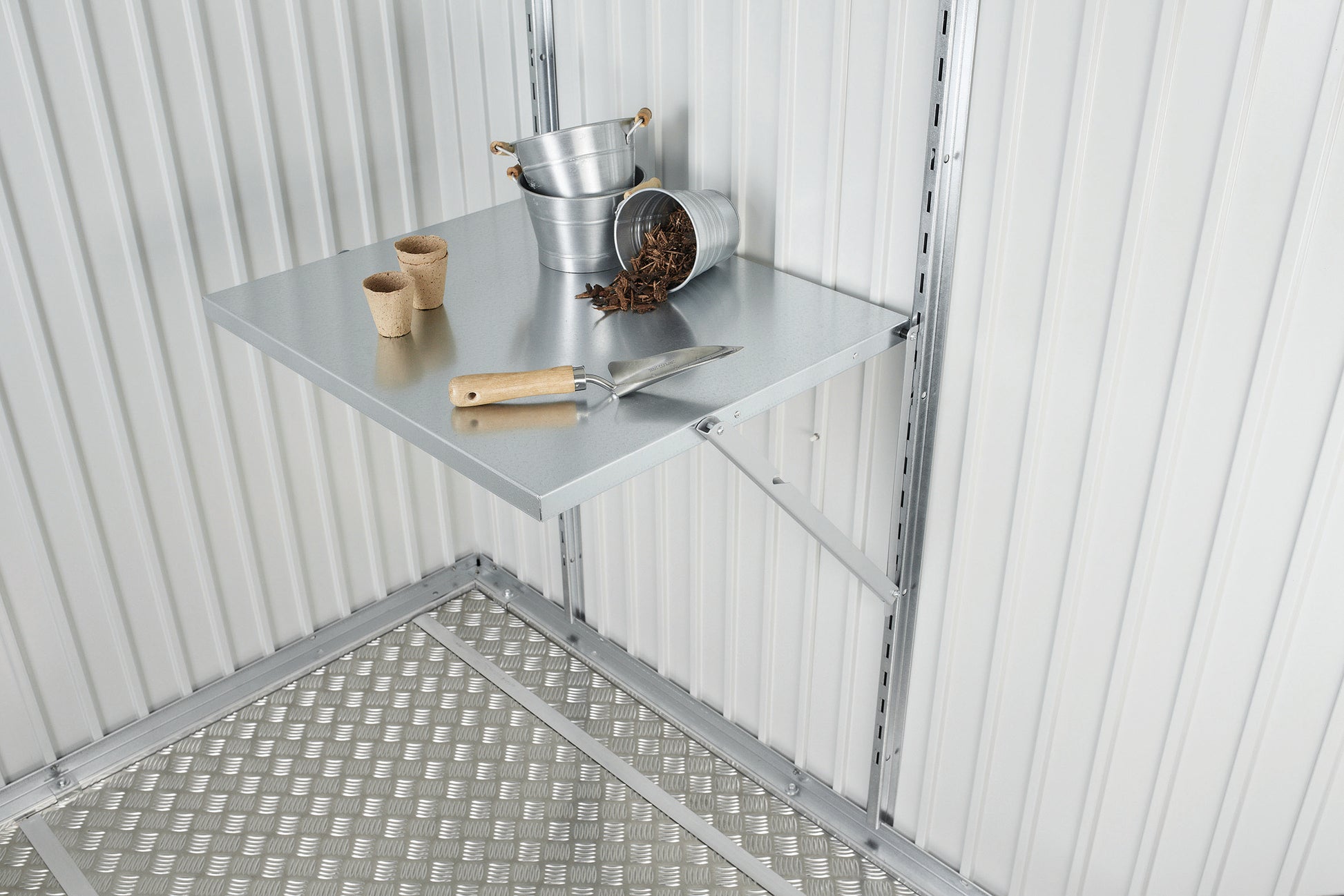 Klapptisch zu Gerätehäuser und GS - Elements4me