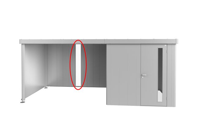 Lichtpaneel für Seitendach zu Gerätehaus Neo - Elements4me