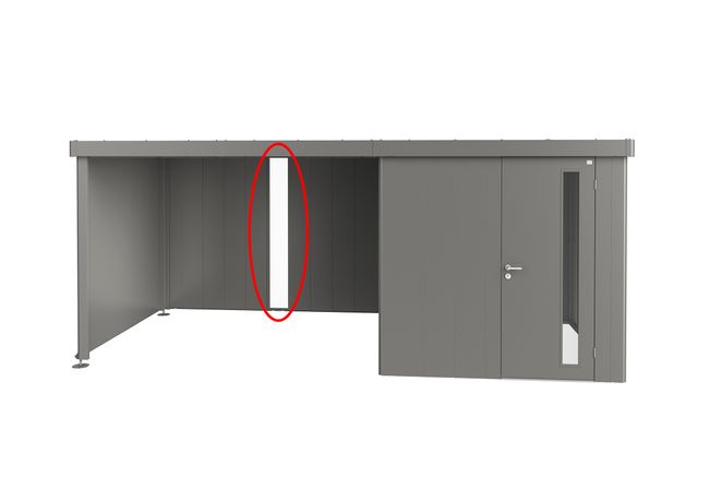 Lichtpaneel für Seitendach zu Gerätehaus Neo - Elements4me