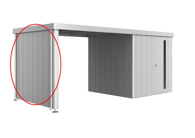 Seitenwand für Seitendach zu Gerätehaus Neo Gr. 4A/4B/4C/4D - Elements4me