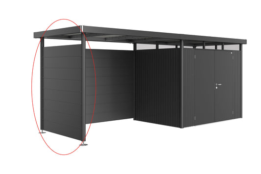 Seitenwand für Seitendach zu Gerätehaus HighLine - Elements4me