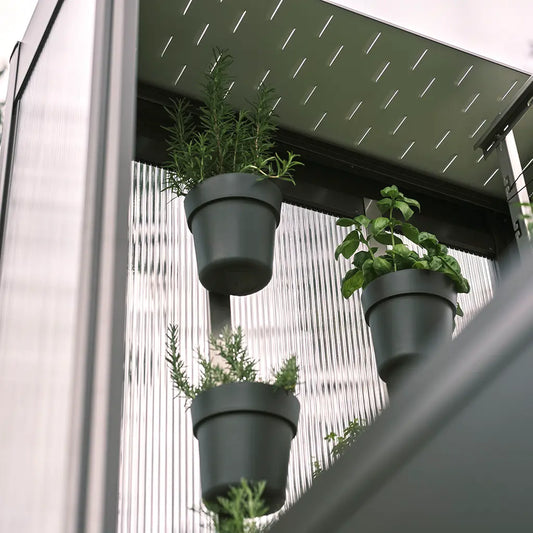 Plant pot set for greenhouse Florentina 3 pots