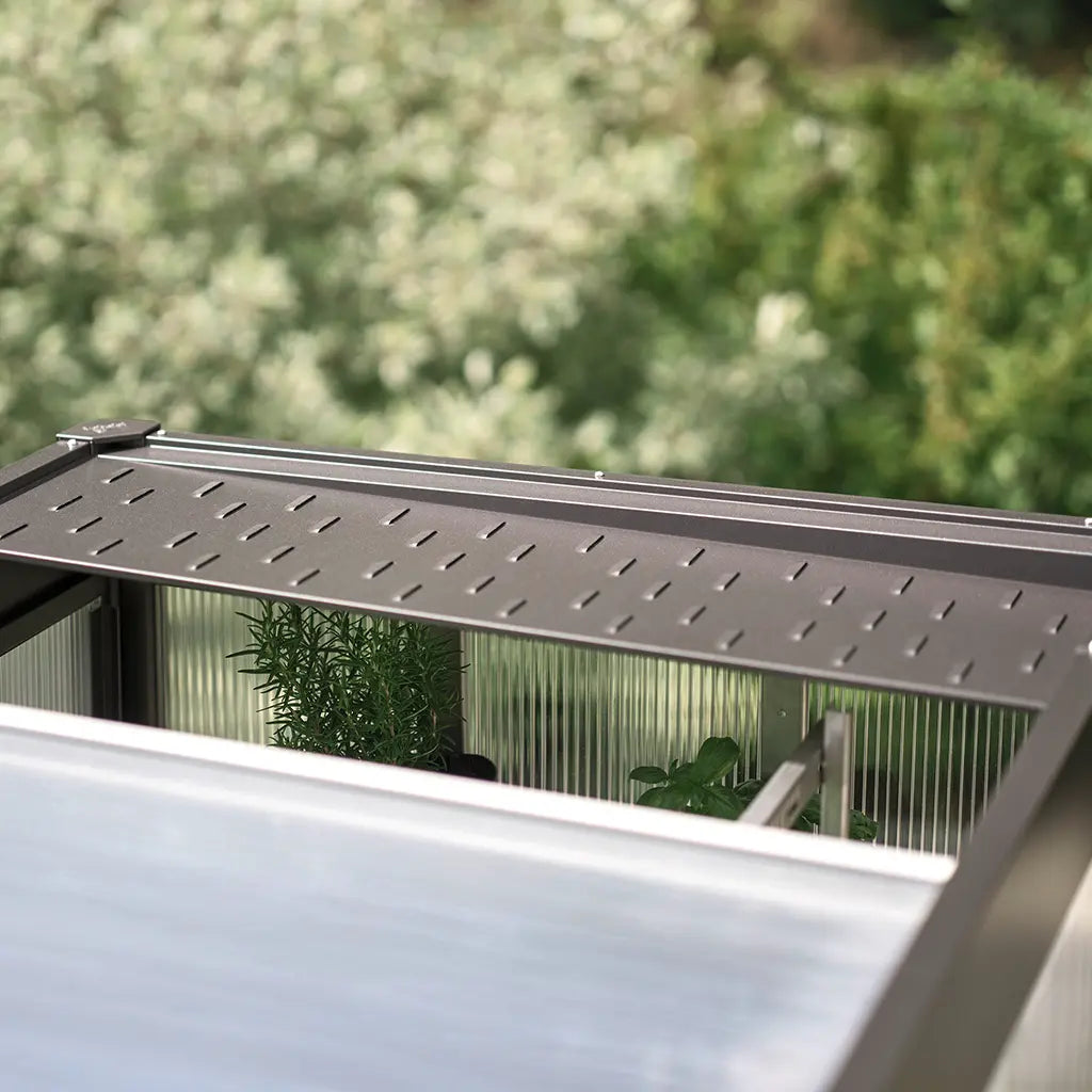 Wiederschutzblech fir Gewächshaus Florentina Gr. 0,5m