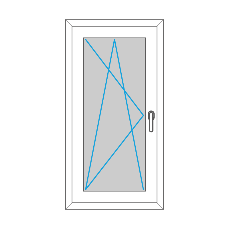 Balkontür - Kunststoff - Zweiteilig - Elements4me