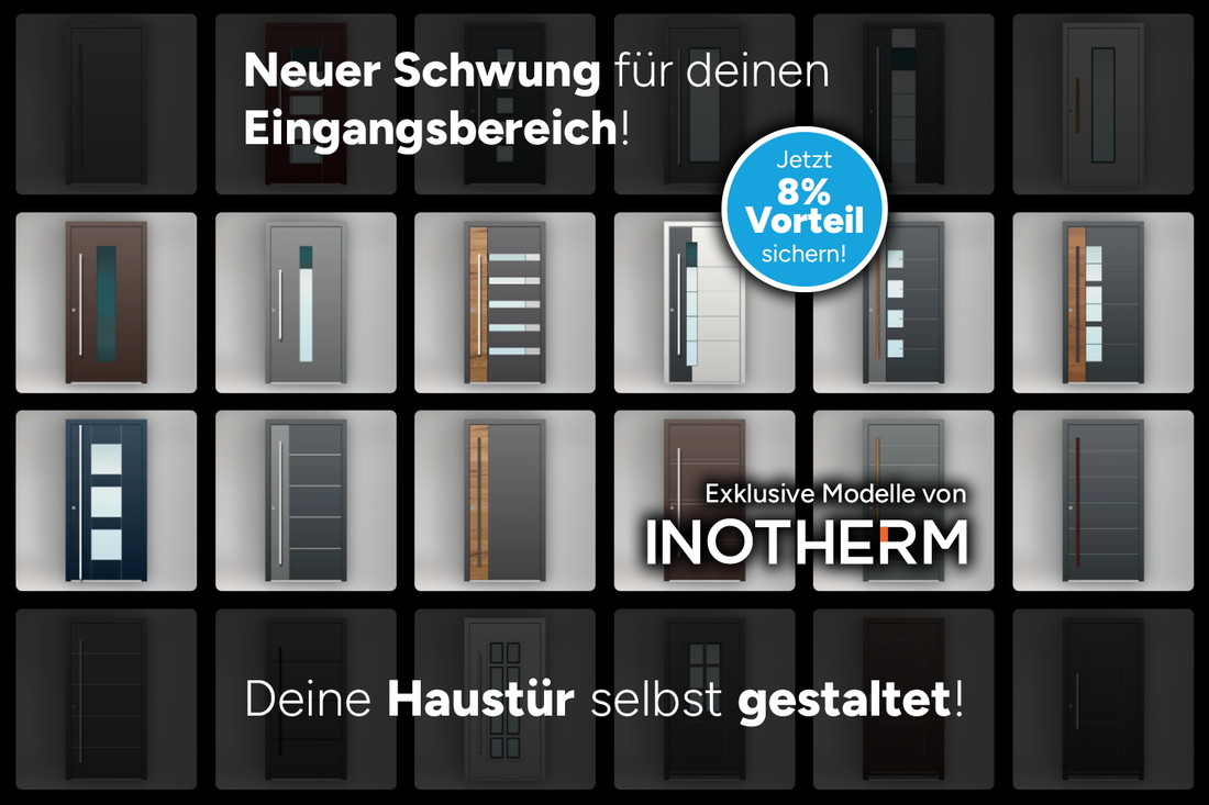 Neuer Schwung für deinen Eingangsbereich: Aluminium-Haustüren einfach selbst gestalten