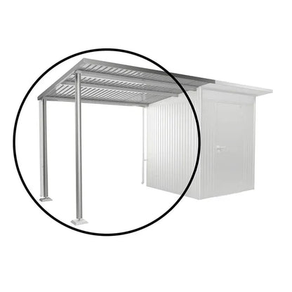 Toit latéral Gr. L pour abri de jardin AvantGarde