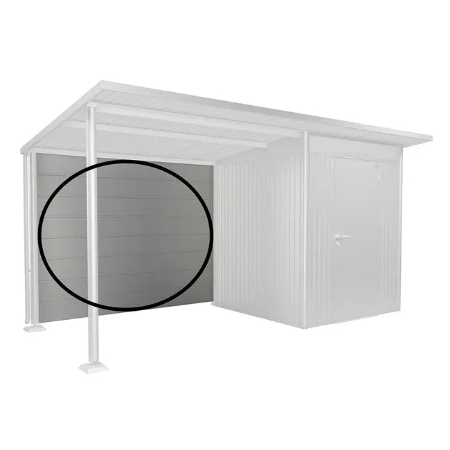 Réckwand Gr. L fir Säitendach fir Geräteschapp AvantGarde