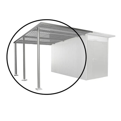 Toit latéral Gr. L pour abri de jardin AvantGarde