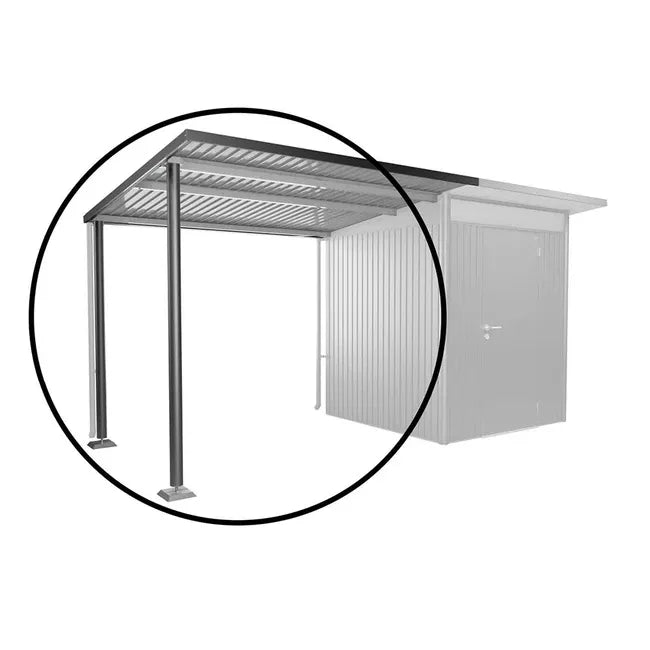 Toit latéral Gr. L pour abri de jardin AvantGarde
