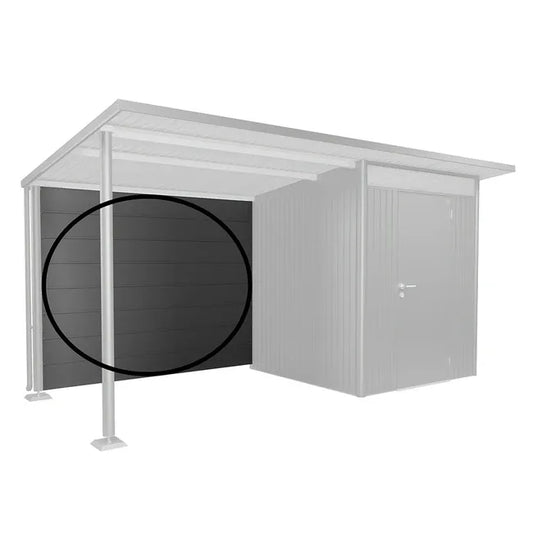 Réckwand Gr. L fir Säitendach fir Geräteschapp AvantGarde