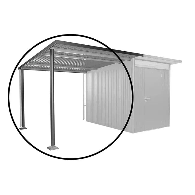 Toit latéral Gr. L pour abri de jardin AvantGarde