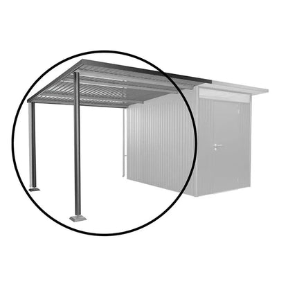 Toit latéral Gr. L pour abri de jardin AvantGarde