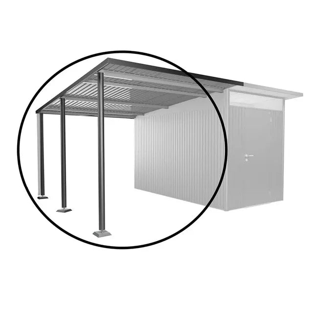 Toit latéral Gr. L pour abri de jardin AvantGarde