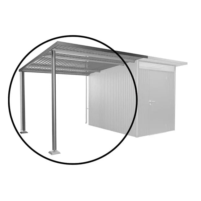 Toit latéral Gr. L pour abri de jardin AvantGarde