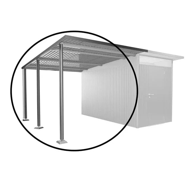 Toit latéral Gr. L pour abri de jardin AvantGarde