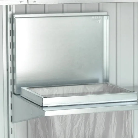 Rubbish bag holder for Neo garden shed and wall mounting