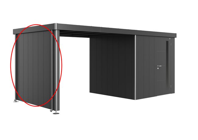 Seitenwand für Seitendach zu Gerätehaus Neo Gr. 3A/3B/3C/3D