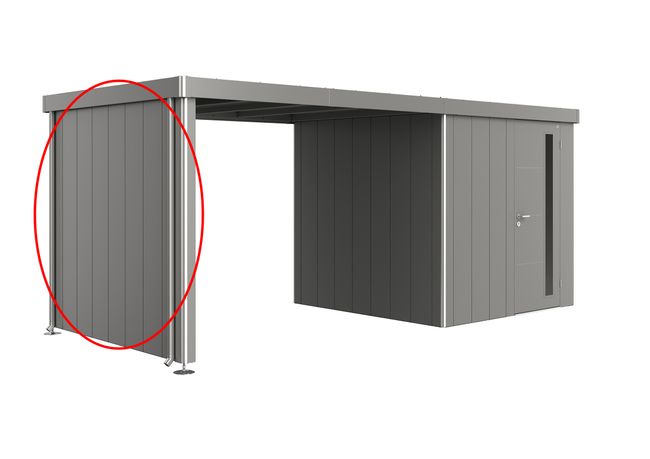 Seitenwand für Seitendach zu Gerätehaus Neo Gr. 2A/2B/2C/2D