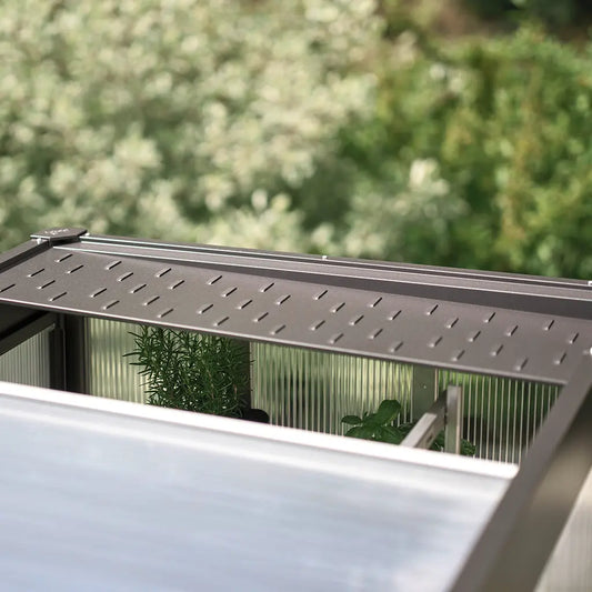 Wiederschutzblech fir Gewächshaus Florentina Gr. 0,5m