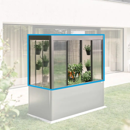 Gewächshausaufsatz Florentina zu Hochbeet