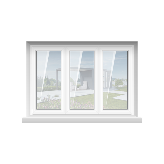 Fenster - Kunststoff - Dreiteilig