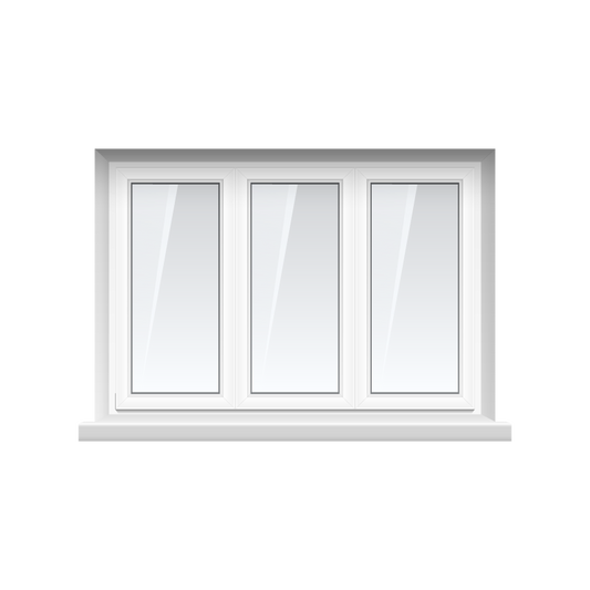 Fenster - Kunststoff - Dreiteilig