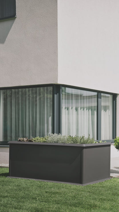 Gewächshausopbau Florentina fir Héichbeet