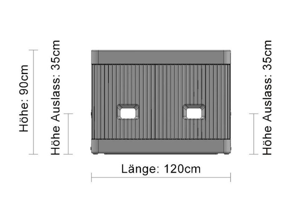 Regen-Kräuterbeet - 290 Liter