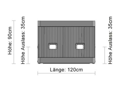 Regen-Kräuterbeet - 290 Liter