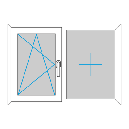 Fenster - Kunststoff - Zweiteilig