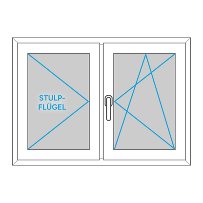 Fenster - Kunststoff - Zweiteilig