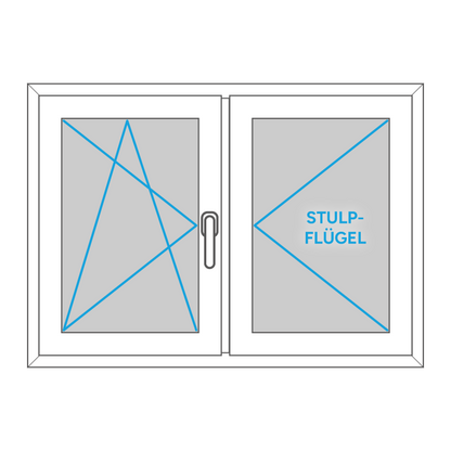 Fenster - Kunststoff - Zweiteilig
